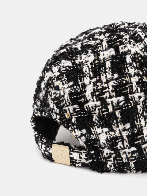 Guess czapka z daszkiem GIULLY kolor czarny AW5369 POL01
