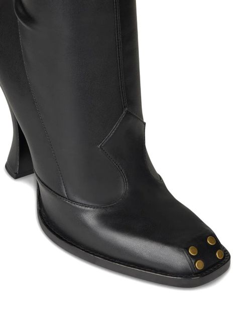ETRO 105mm high sculpted-heel studded boots - Black - zdjęcie produktu nr 2