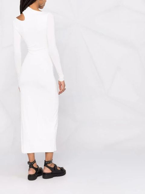 MANURÍ Bambina On A Saturday Night cut-out dress - White