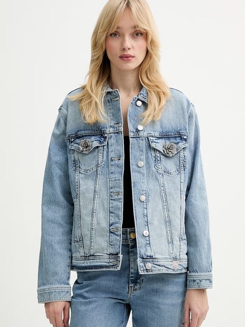 Guess kurtka damska jeansowa ANNA - zdjęcie produktu nr 2