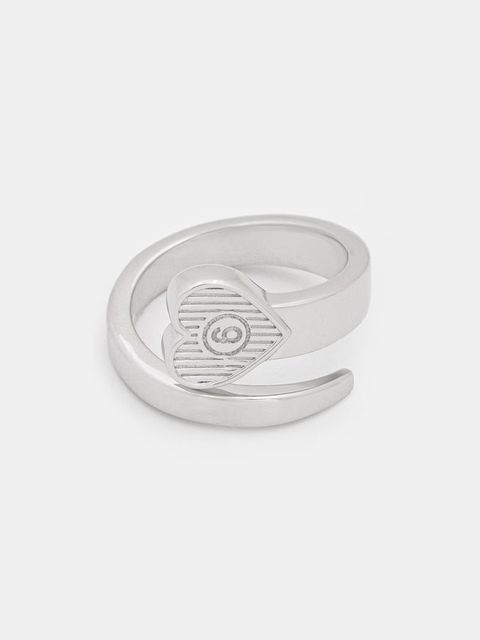 MM6 Maison Margiela pierścionek damski mosiężny - zdjęcie produktu nr 1