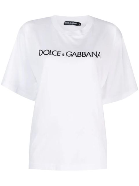 Dolce & Gabbana DNA logo-print cotton T-shirt - White - zdjęcie produktu nr 1