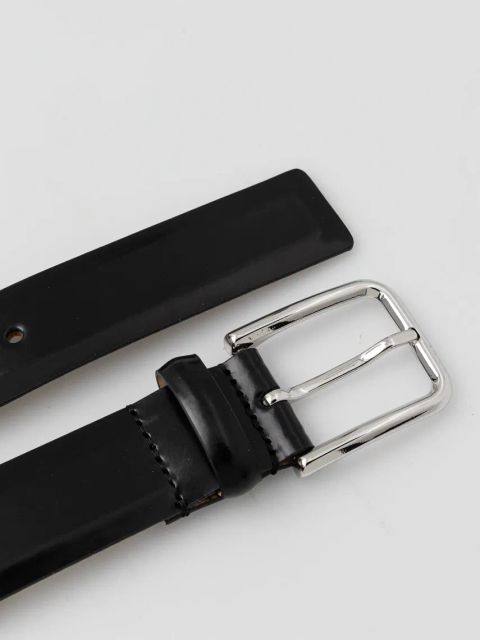 BOSS pasek skórzany damski kolor czarny 50536998