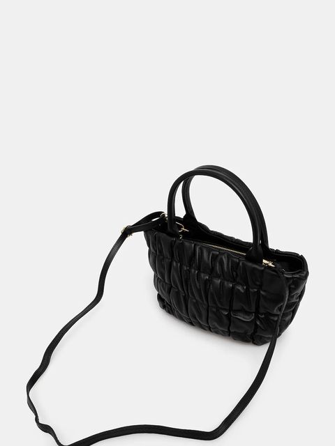 Answear.LAB torebka skórzana kolor czarny