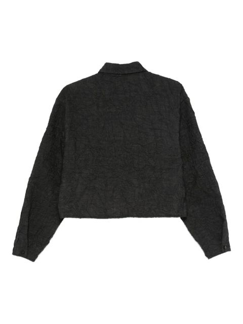 Alysi textured pocket jacket - Black