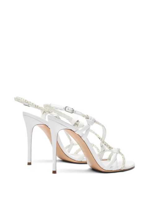 Casadei Julia Itaca leather sandals - White