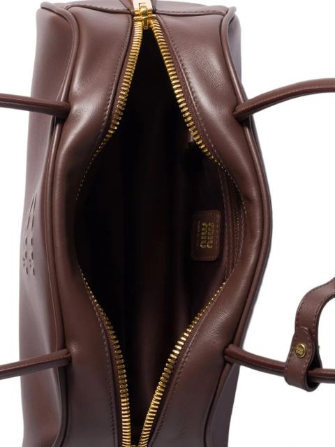 Miu Miu Beau leather shoulder bag - Brown
