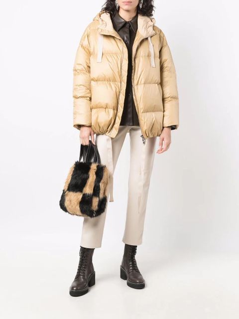 STAND STUDIO Adeline down puffer jacket - Neutrals