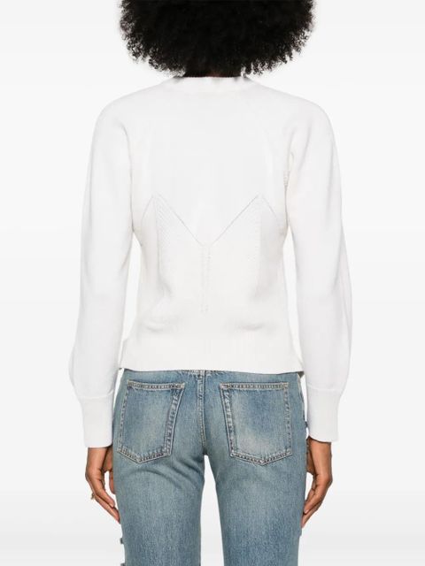 Alexander McQueen geometric-pattern sweater - Neutrals