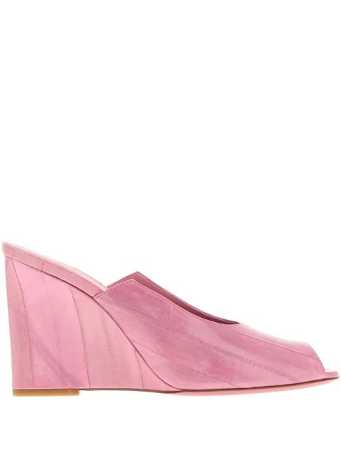 FENDI 90mm leather open-toe sandals - Pink - zdjęcie produktu nr 1