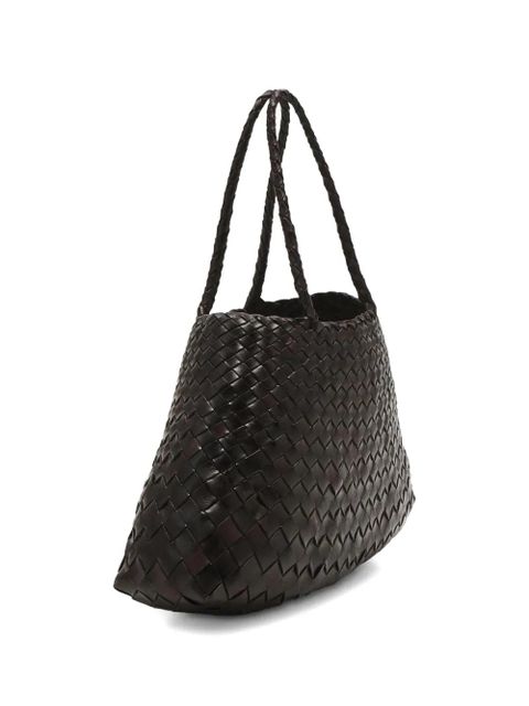 DRAGON DIFFUSION big Santa Croce woven tote bag - Brown - zdjęcie produktu nr 2