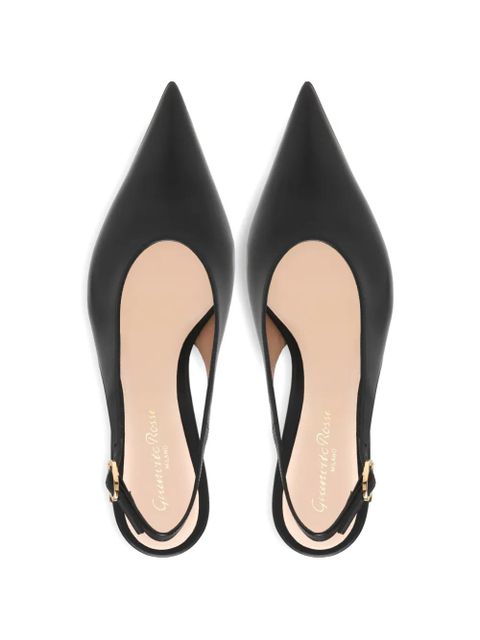 Gianvito Rossi pointed slingback pumps - Black