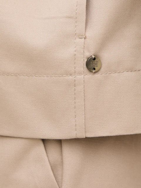 Pedro del Hierro kurtka bawełniana kolor beżowy przejściowa 6759164