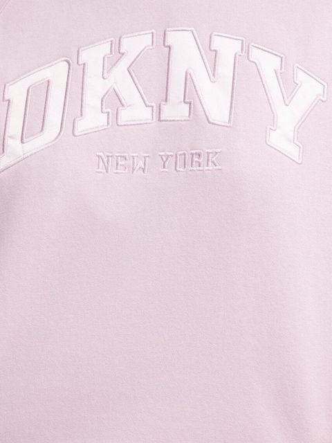 Dkny bluza damska kolor różowy gładka DP4T9811