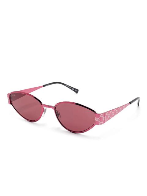 Gucci Eyewear oval-frame sunglasses - Pink - zdjęcie produktu nr 2