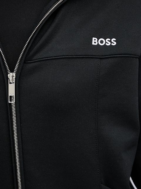 BOSS bluza damska kolor czarny gładka 50544177