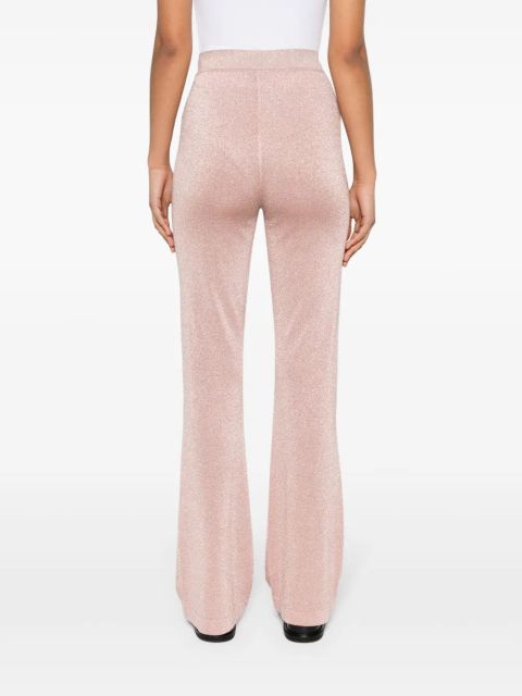 Missoni straight-leg Lurex trousers - Pink