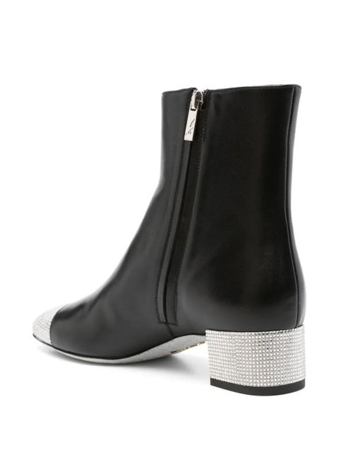 René Caovilla 40mm Bonnie ankle boots - Black