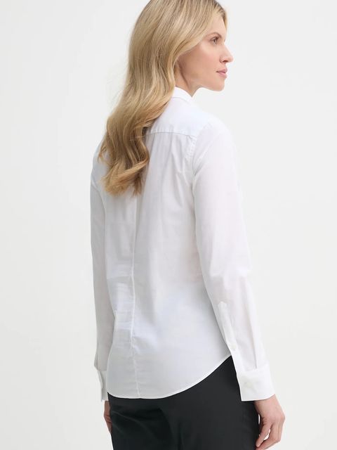 Filippa K koszula damska kolor biały regular z kołnierzykiem klasycznym 29100