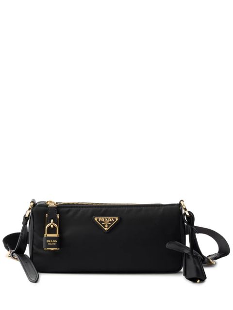 Prada small leather-trim shoulder bag - Black - zdjęcie produktu nr 1