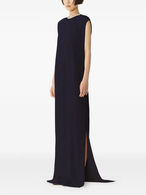 Lanvin embellished maxi dress - Blue