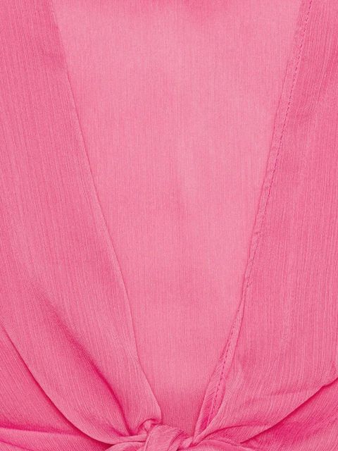 ROTATE BIRGER CHRISTENSEN ruffled cropped blouse - Pink