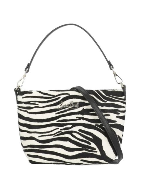 MC2 Saint Barth Aline zebra print leather bag - White - zdjęcie produktu nr 1