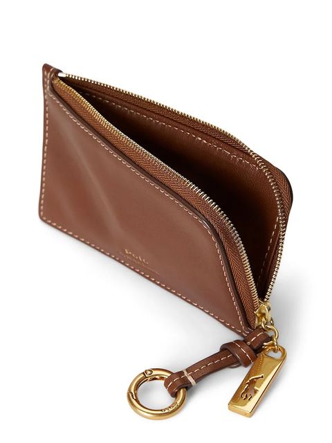 Polo Ralph Lauren portfel skórzany damski kolor brązowy 427P04988 - zdjęcie produktu nr 2