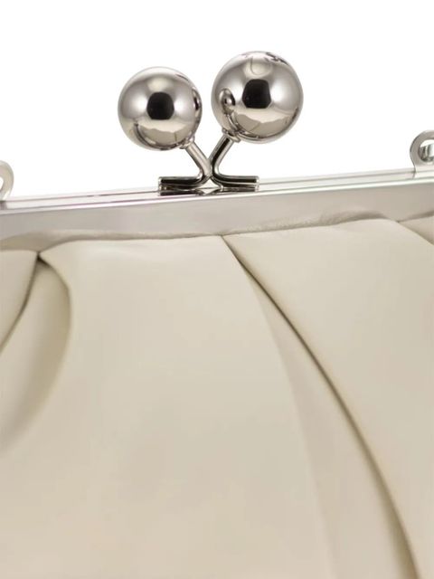 Weekend Max Mara Prati pleated chain-strap clutch bag - Neutrals