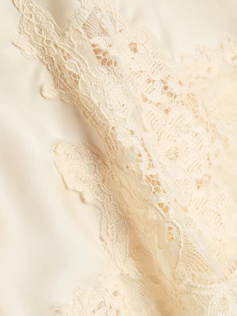 Reformation lace trim shorts - Neutrals - zdjęcie produktu nr 2