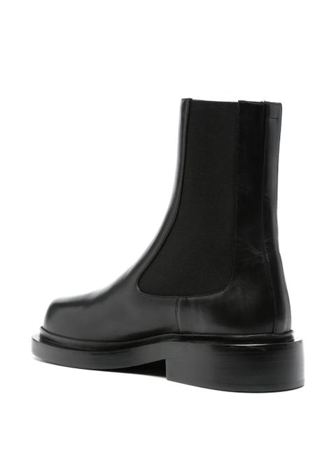 Jil Sander leather boots - Black
