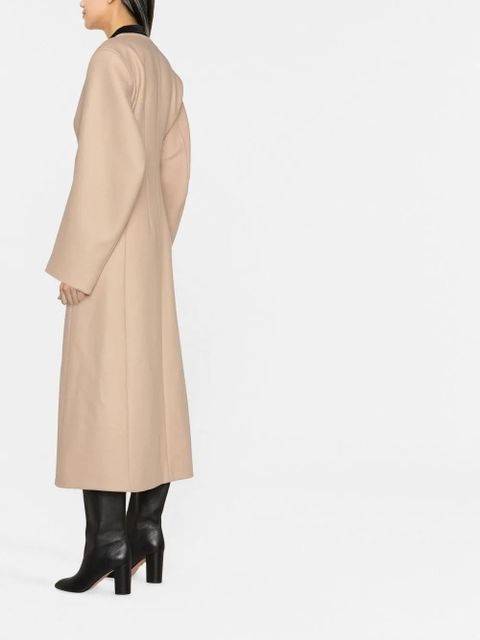 The Attico Dallas long coat - Neutrals - zdjęcie produktu nr 2