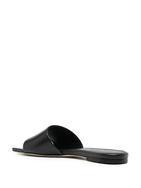 Aeyde Anna leather sandals - Black