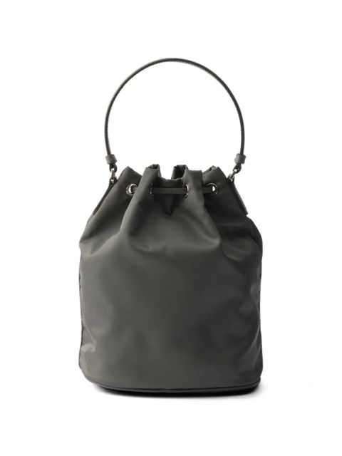 Prada Duet drawstring bucket bag - Grey