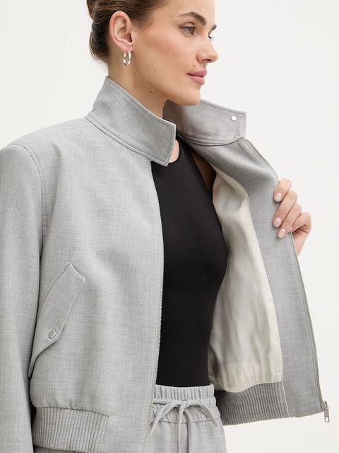 BOSS kurtka kolor szary przejściowa 50559347