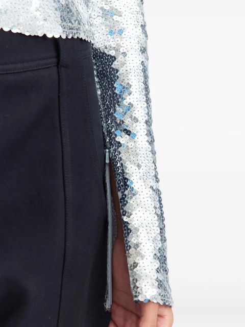 16Arlington Loida sequinned T-shirt - Grey - zdjęcie produktu nr 2