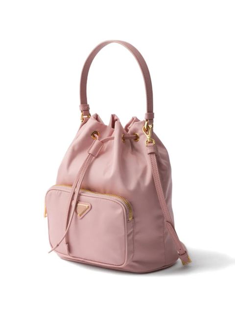 Prada Prada Duet Re-Nylon bucket bag - Pink