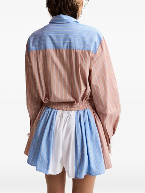 Essentiel Antwerp striped-pattern shorts - Pink