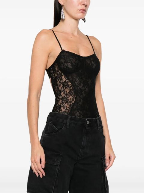 The Attico lace bodysuit - Black - zdjęcie produktu nr 2