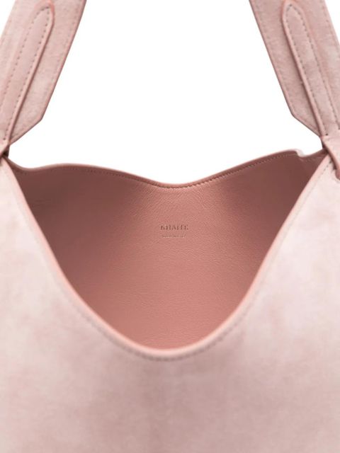 KHAITE Lotus textured tote bag - Pink