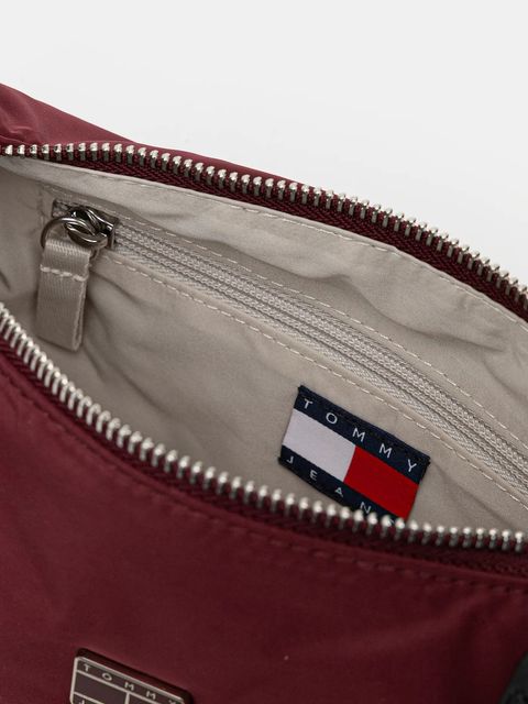 Tommy Jeans torebka kolor bordowy AW0AW17886