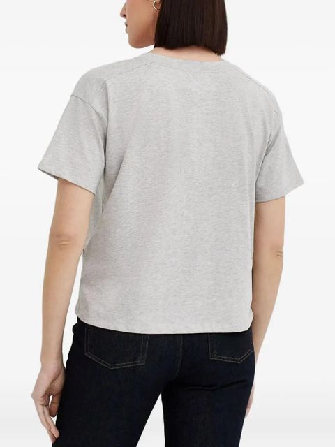 LouLou de Saison Faaa V-neck short-sleeve T-shirt - Grey - zdjęcie produktu nr 2