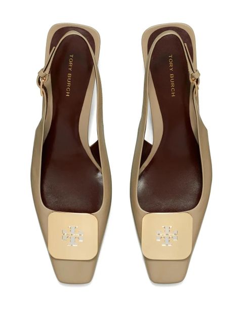 Tory Burch Georgia 55m slingback pumps - Neutrals