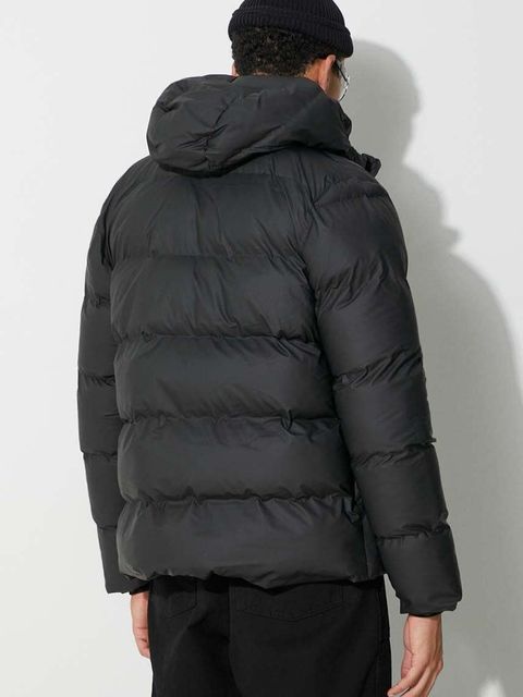 Rains kurtka 15120 Jackets kolor czarny zimowa