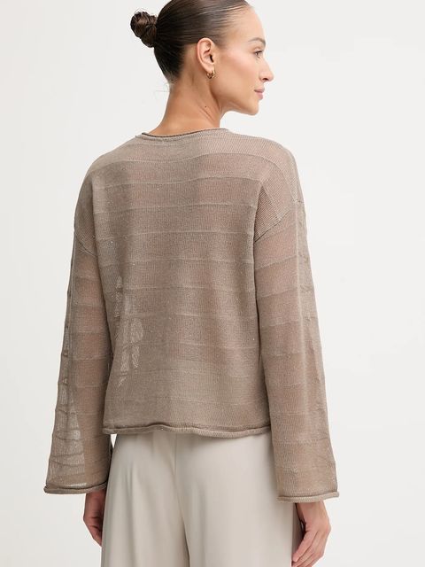 Hoss Intropia sweter damski kolor beżowy lekki 6382013