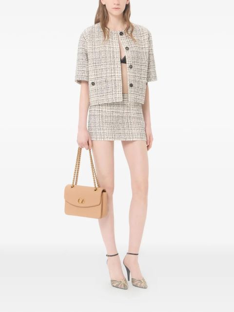 Valentino Garavani Djuna medium chain bag in nappa leather - Pink