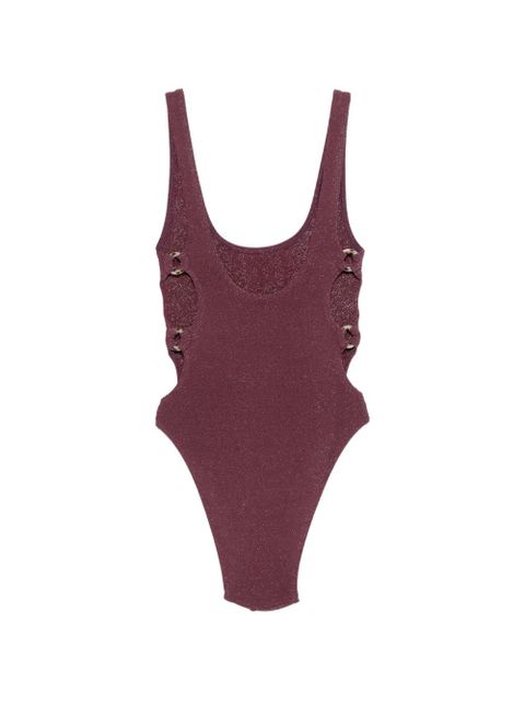 Bond-eye Madison ring-detail swimsuit - Purple - zdjęcie produktu nr 2