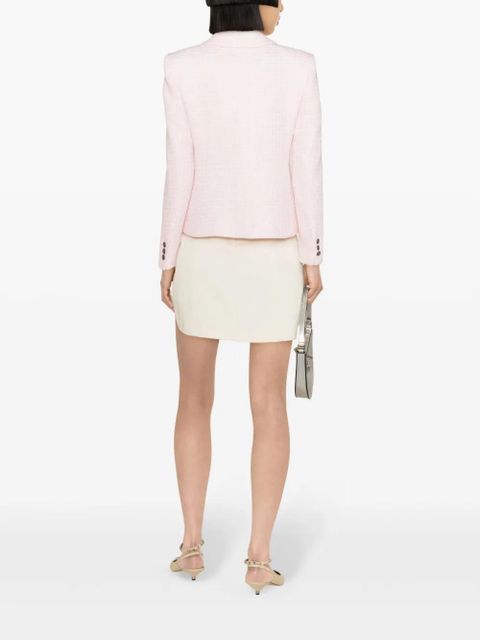 Alessandra Rich sequin-embellished tweed blazer - Pink