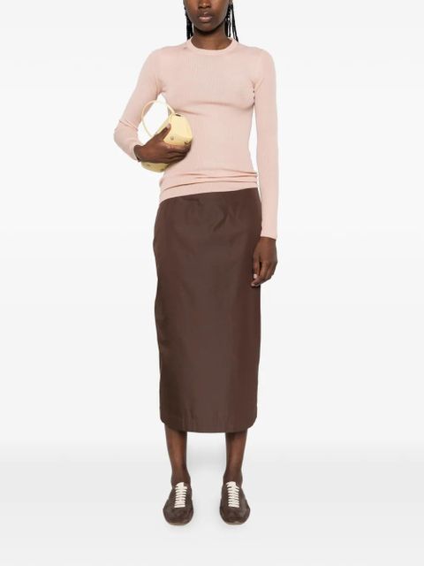 Prada appliqué wool sweater - Pink - zdjęcie produktu nr 2