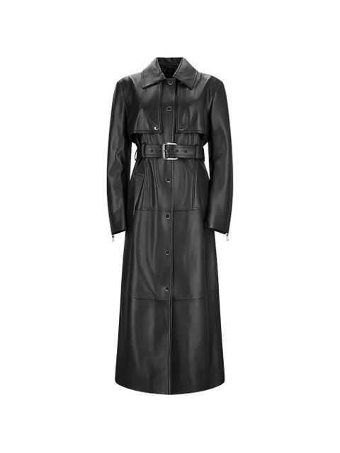 Max Mara leather two-piece trench coat - Black - zdjęcie produktu nr 1